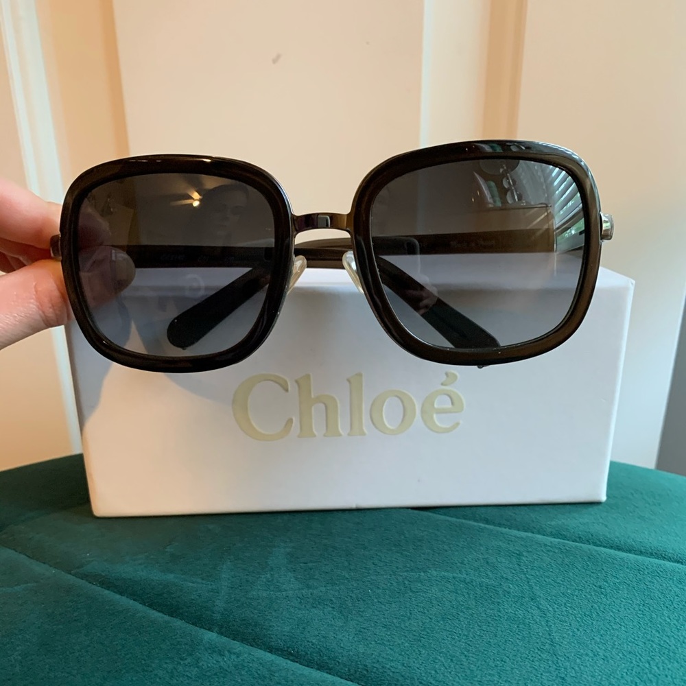 Chloé Tinted Square Sunglasses